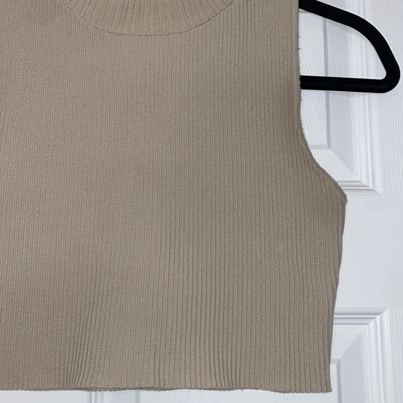 Glassons - Ribbed - Crop Top - Mock Neck - Tank - SMALL - Picture 6 of 6